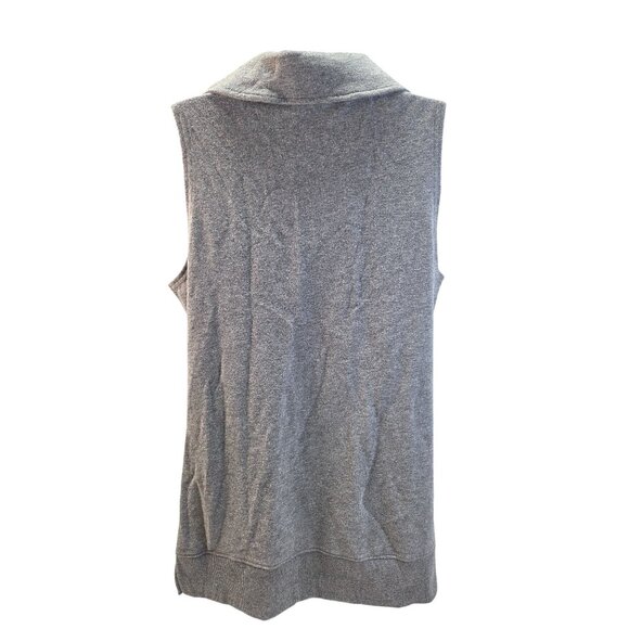 BCG Vest Gray Zip-Front Sleeveless Gray Womens Size M New No Tag - Picture 3 of 8